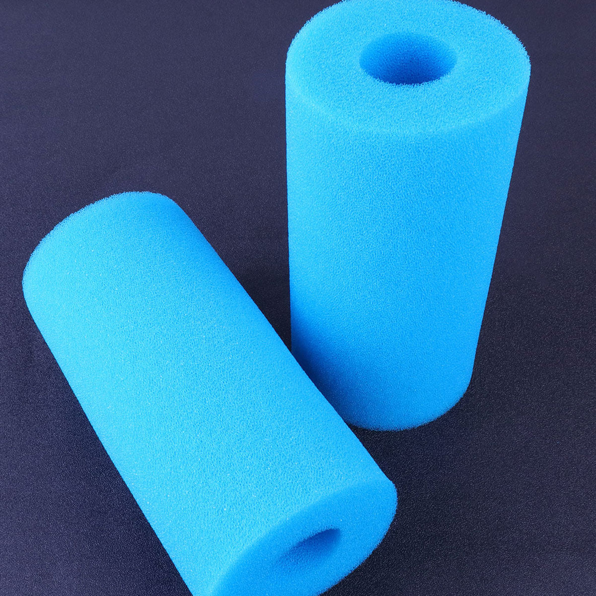 Fish Tank Filter - 水槽用プレフィルターとして使える、高性能で水の流れが良く、詰まりにくい、再利用可能な高級スポンジフィルターシリンダー4個入り。