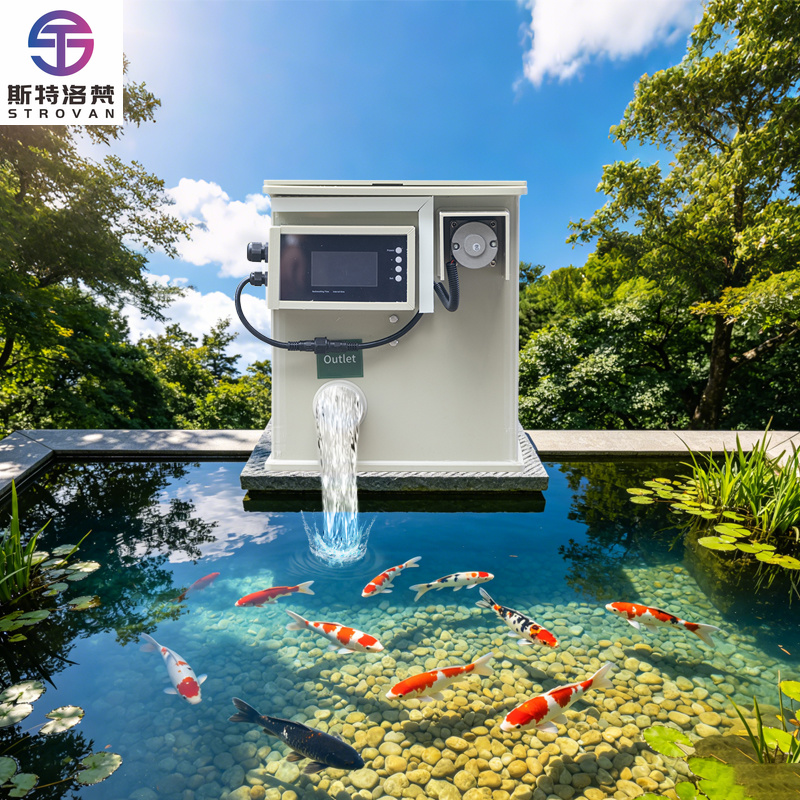 Fish Aquarium Home - 5m³/h回転ドラムフィルター 家庭用 水槽 鯉池 ミニ自動回転ドラムフィルター 5000リットル