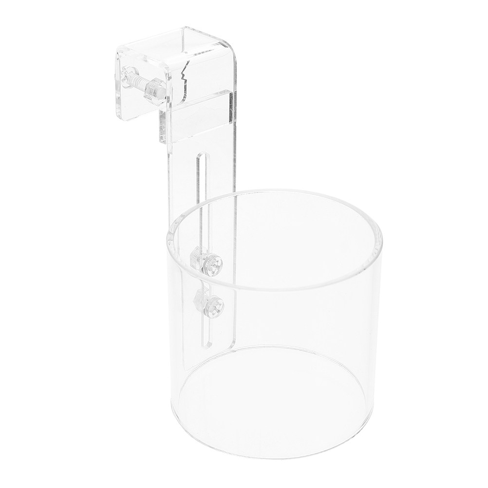 Aquarium Fish Keeping - ベタ、エビ、カメなどの水槽用、高さ調節可能なアクリル製餌入れリング – 水質を清潔に保ちます。