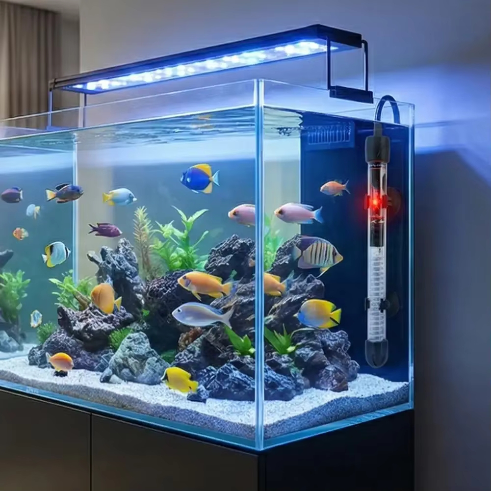 調整可能な水槽ヒーター 25W-300W 自動定温 魚タンク - Fish Tank Heater のレビューと価格