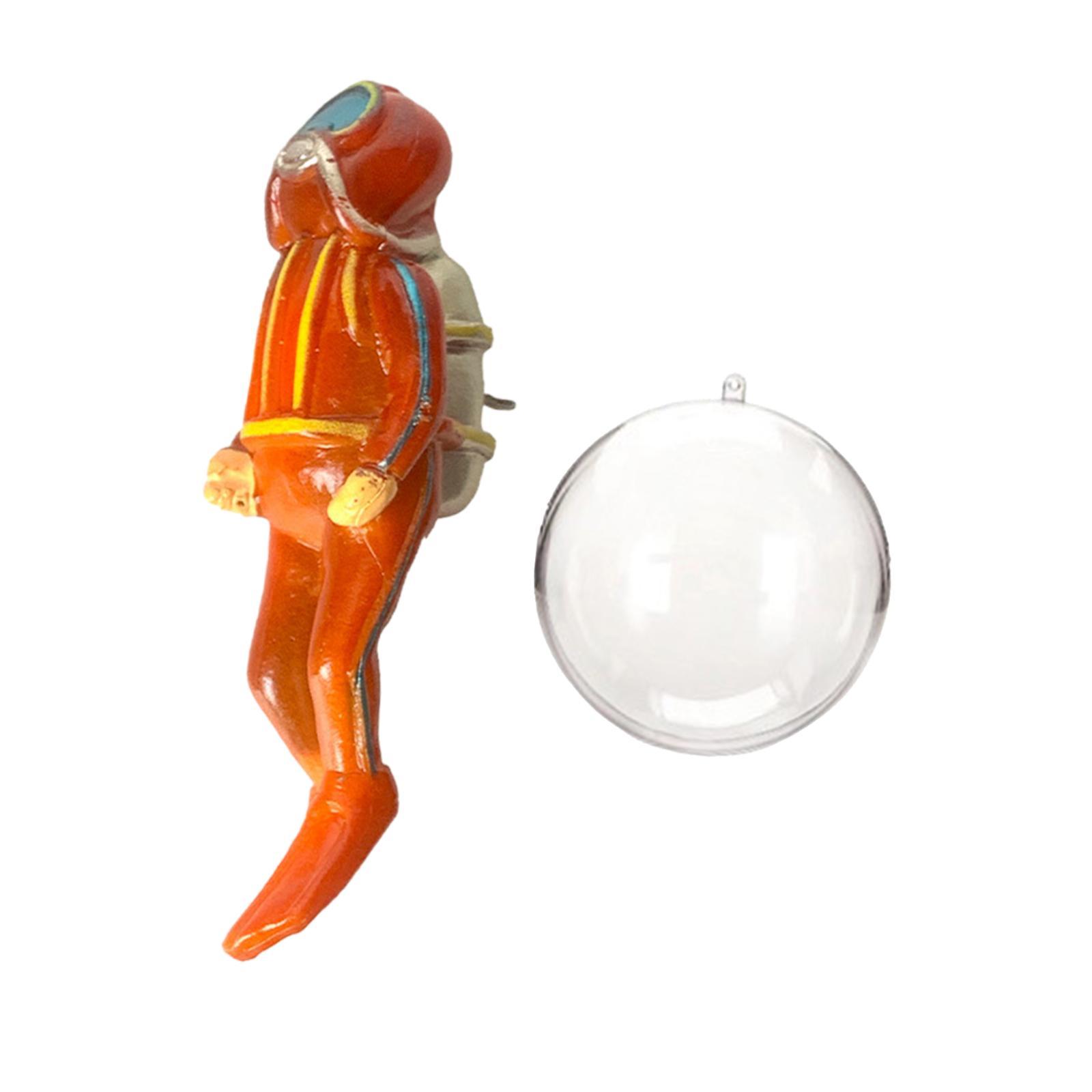 水槽の装飾用、水中世界をテーマにした樹脂製ミニチュアダイバー - Aquarium Decor のレビューと価格