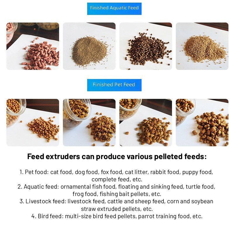 多機能動物飼料押出機。水産養殖、家禽飼育、ペットフード製造向 - Fish Food のレビューと価格