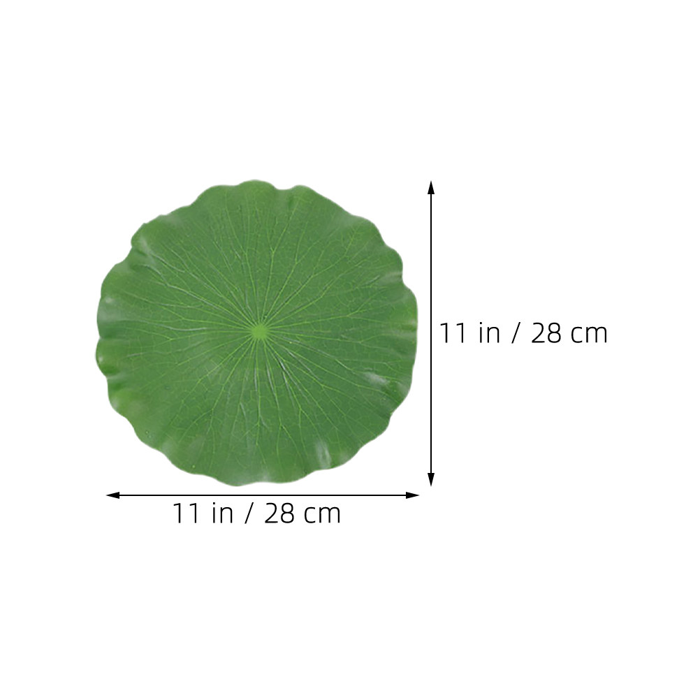 水槽や池用のリアルな睡蓮の葉15枚セット。水に浮かぶタイプで - Aquarium Decor のレビューと価格
