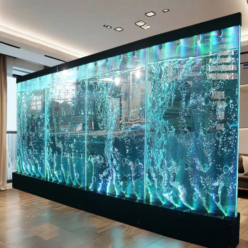 カスタムメイドのモダンアクリルバブルウォール、豪華なリビング - Aquarium Decor のレビューと価格