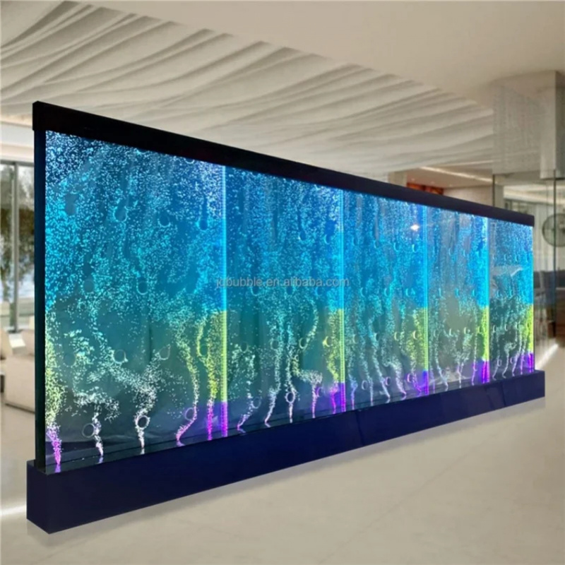 カスタムメイドのモダンアクリルバブルウォール、豪華なリビング - Aquarium Decor のレビューと価格