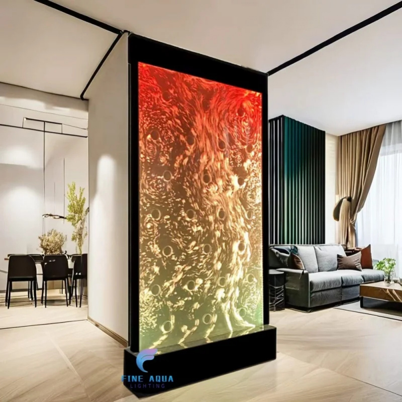カスタムメイドのモダンアクリルバブルウォール、豪華なリビング - Aquarium Decor のレビューと価格