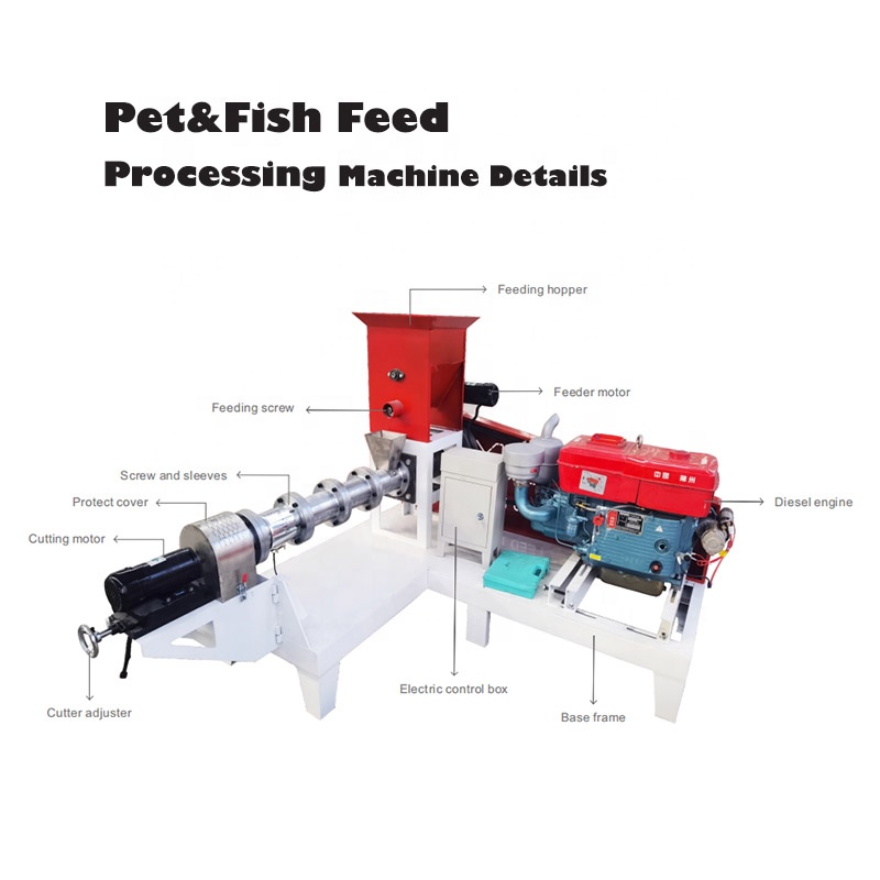 LIMA 猫・犬用ドライフード製造機、魚用飼料ペレット押出機 - Fish Food のレビューと価格