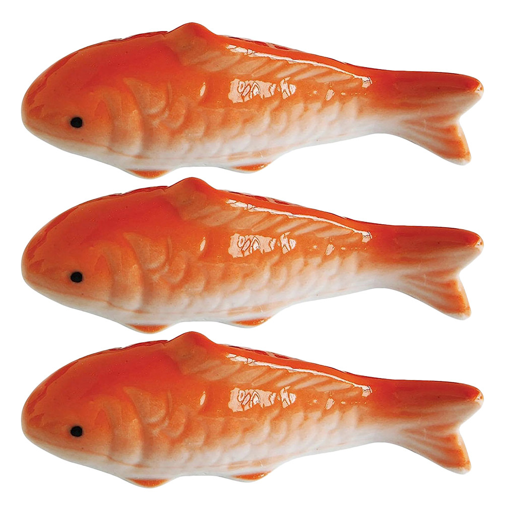 3個入り、耐候性セラミック製、水に浮かぶ魚の装飾品。池、水槽 - Aquarium Decor のレビューと価格