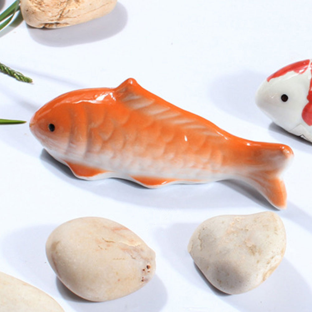 3個入り、耐候性セラミック製、水に浮かぶ魚の装飾品。池、水槽 - Aquarium Decor のレビューと価格