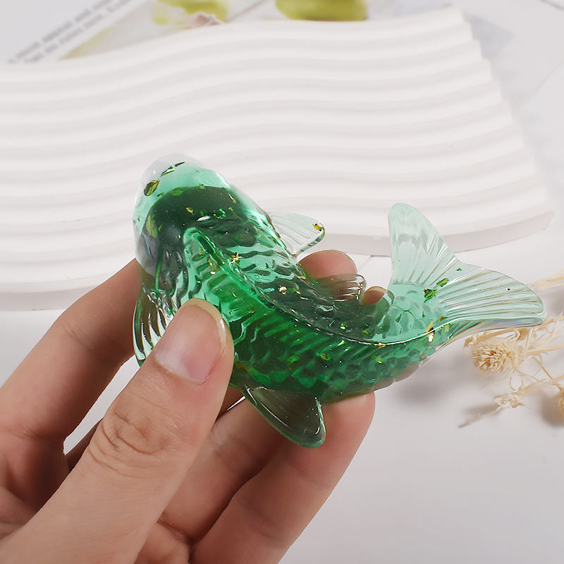 3D 鯉の形をしたエポキシ樹脂型海洋動物鯉タコエポキシ鋳造シ - Fish Aquarium Home のレビューと価格