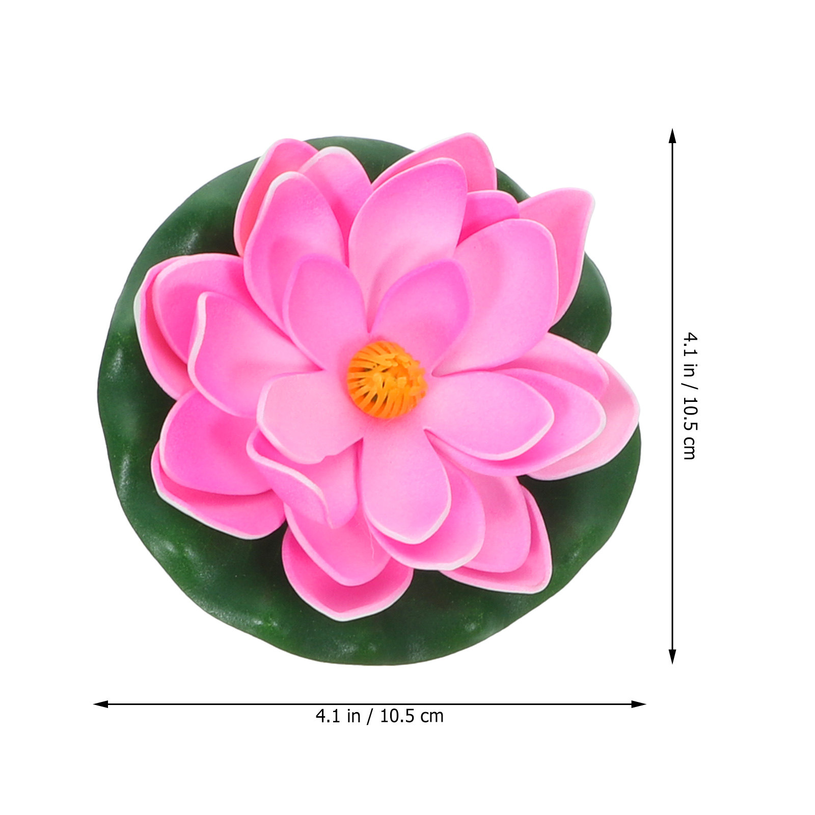 6個入り 人工蓮の花（浮かせるタイプ） EVA素材製。庭の池 - Aquarium Decor のレビューと価格