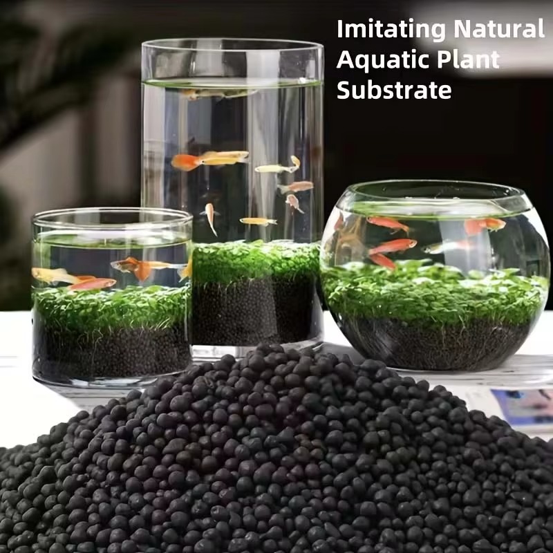 水草用の黒い水槽用土、アクアスケープ用砂利、エビや魚の飼育用 - Fish Tank Gravel のレビューと価格