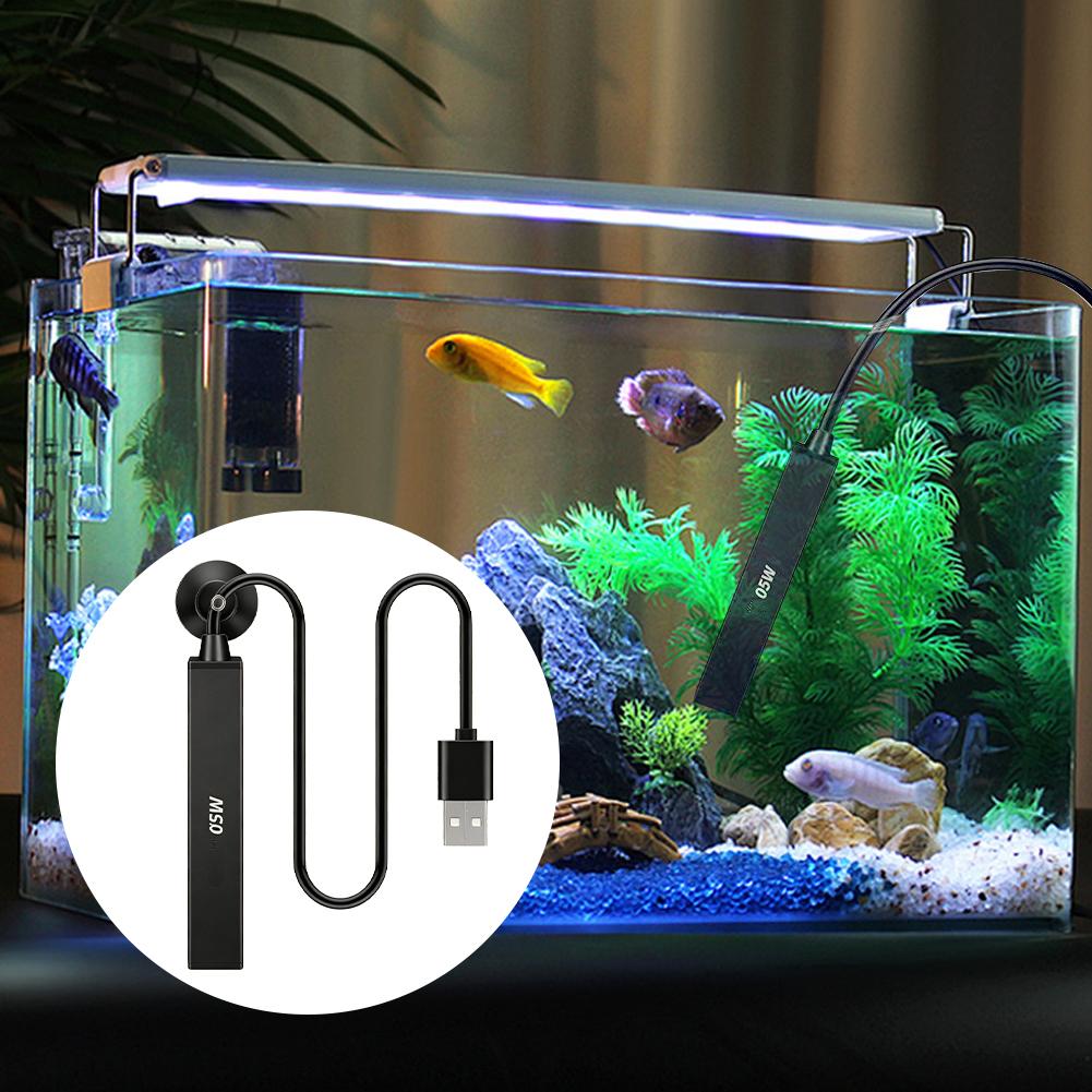    小型水槽用ヒーター。USB電源で動作し、水中に設置可 - Fish Tank Heater のレビューと価格