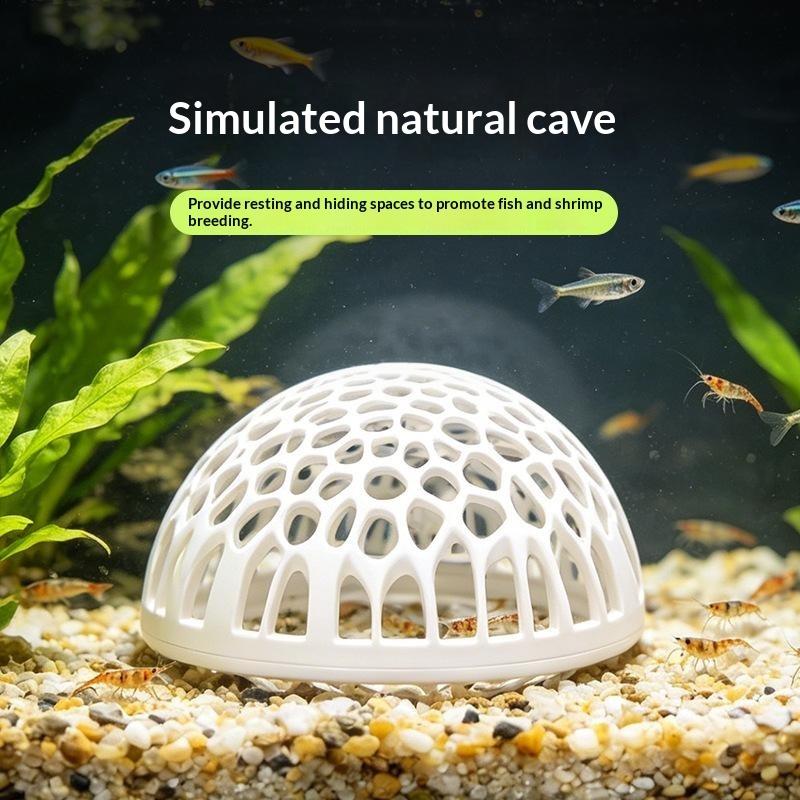 新しい水槽用エビハウス、洞窟型、多孔質、ベタ（エビの一種）用 - Betta Fish Tank のレビューと価格