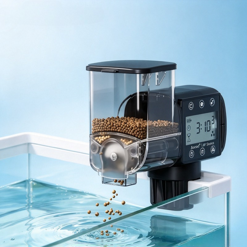 スマート自動給餌器。デジタルタイマーで給餌時間を設定可能。魚 - Aquarium Fish Keeping のレビューと価格